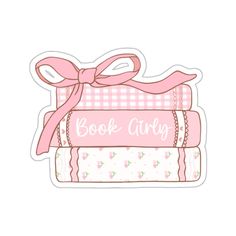 Introducing the Book Girly Sticker - a delightful treat for book lovers everywhere! With its charming pink design and adorable aesthetic, this sticker is the perfect embellishment for journals, water bottles, laptops, and more. Whether you're treating yourself or searching for the ideal gift, its coquette charm adds a touch of whimsy to any surface. - Size: 2" x 2" Features: - Glossy Paper Finish  - Scratch-resistant Surface - Vibrant Colors Note: - Made 100% with durable vinyl  - NOT Waterproof Printable Stickers For Kindle, Girly Stickers Printable, Pink Stickers Printable, Pink Stickers Aesthetic Printable, Girly Stickers, Adorable Aesthetic, Girly Pics, Dream Phone, Ios Emoji