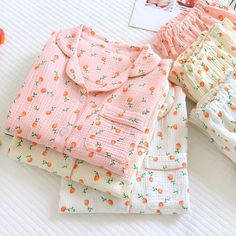 The Oranged Set Original Pajamas Cute Pjs, Cute Pajama Sets, Comfy Sets, Pajama Suit, Cozy Pajamas, Floral Pajamas, Cute Pajamas, Karate Kid, Cute Everyday Outfits