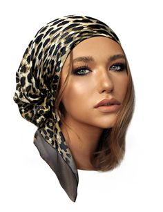 Animal print headscarf; taupe beige black head cover pre tied bandana for women. Liven up your everyday look with these gorgeous non slip silky head covers!      * CHEETAH/ZEBRA NON SLIP HEADSCARF PICK YOUR PRINT AT CHECKOUT: These non slip headscarves stay in place all day lone! Pick silky satin cheetah, or soft lightweight cotton zebra gold head cover at checkout! Beautiful lightweight material that sparkles in the light!     * NON SLIP HEADSCARF; SOFT WEIGHTLESS COTTON/OR SILKY SATIN HEAD COVER FOR WOMEN: Made to be comfy with or without hair! This pre-tied bandana has a non slip feature on the inside, keeping your headscarf in place all day long! You will not feel this on your head. No pressure on your neck.     * CAN BE WORN MANY WAYS; ADJUSTABLE PRE-TIED BANDANA: Simply take hanging Trendy Black Headscarf In Headband Style, Trendy Black Headscarf In Headband Shape, Trendy Black Headband Style Headscarf, Tan Head Scarf, Trendy Adjustable Black Headscarf, Black Bandana Print Headscarf For Summer, Black Headwrap One Size, One Size Black Scarf Headwrap, Adjustable Black Headwrap