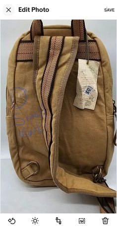 Brown Outdoor Bags With Adjustable Strap, Brown Outdoor Bag With Adjustable Strap, Retro Brown Outdoor Backpack, Turtle Shell Backpack, Wearable Turtle Shell Pillow, On Back, Priority Mail, Camel, Tags