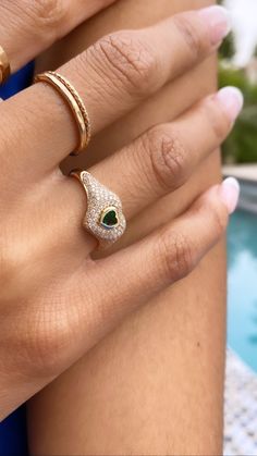 14K Yellow Gold Diamond and Emerald Heart Signet Ring - 2.90GR, 1 SAP=0.29, 145 SC=0.45 This emerald and diamond signet ring is elegant and timeless. Handmade in Los Angeles, CA. Please allow 2-3 weeks for custom orders. Heart Diamond Signet Ring, Luxury Green Heart Cut Rings, Green Diamond Heart Cut Ring, Elegant Heart Cut Green Emerald Ring, Elegant Heart-shaped Emerald Ring For Anniversary, Elegant Heart Cut May Birthstone Ring, Elegant May Birthstone Heart Cut Ring, Elegant Green Emerald Heart Cut Ring, Elegant Green Heart Cut Emerald Ring