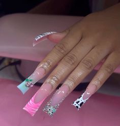 Acrylic Toe Nails, Duck Nails, French Tip Acrylic Nails