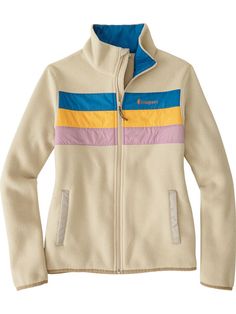 Cotopaxi Fleece Jacket La Exploradora Multicolor Fleece Outdoor Outerwear, Multicolor Fleece Outerwear For Outdoor, Midweight Recycled Polyester Fleece Jacket For Fall, Multicolor Long Sleeve Outerwear For Hiking, Multicolor Fall Outerwear For Hiking, Multicolor Fall Hiking Outerwear, Fleece Hoodie Women, Patagonia Better Sweater, Fleece Jacket Womens