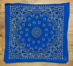 "From the magical Red Rock country of Sedona, Arizona, nestled in the delight of the Coconino National Forest BlackbirdSedona presents to you this vintage royal blue bandanna with a paisley Pattern. This  bandanna is Made in the USA has been freshly laundered and is ready for your wearing pleasure.   -Cotton -Measures 19.5\" X 20.5\" -Fade lines  Please visit our bricks and mortar location, Blackbird Vintage, when visiting majestic Sedona, AZ! since this is a vintage item, all sales are final. No refunds or returns." Bohemian Blue Bandana For Festivals, Blue Bohemian Bandana For Summer, Bandana Paisley Pattern, Elegant Blue Bandana, Bohemian Blue Scarf Bandana, Royal Blue Bandana, Coconino National Forest, Blue Cotton Bohemian Bandana, Blue Cotton Bandana Scarf