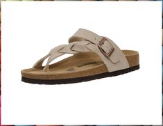 Women's Cushionaire Libby Cork footbed Sandal with +Comfort and Wide Widths Available, Perfect Contour, Fashion Slides, Cork Sandals, Footbed Sandals, Comfortable Boots, Girls Sandals