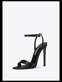 Luxury Black High Heel Sandals, Sleek Black Open Toe Heels, Sleek Black Open Heel Heels, Toe Belt, Luxury Black Open Heel Heels, Shoe Sandals, Luxury Black Ankle-high Heels, Big Steppa, High Heel Sandals Outfit