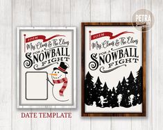 Snowball Fight Christmas Svg. Christmas Svg Cut File. Rustic Holiday Sign Design. Farmhouse Christmas Svg. Winter Snowballs Svg. - Etsy Christmas Home Decorations, Winter Signs, Diy Snowman, Easter Svg