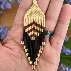 Handmade by Shays Beading | Jewelry | Boho Seed Beaded Earrings Fringe Tassel Bohemian Dangle Drop Handmade Jewelry | Poshmark Tassel Fringe, Ear Hook, Seed Bead Earrings, Beaded Jewelry Diy, Boho Jewelry, Tassels, Beaded Earrings, Seed Beads, Beaded Jewelry