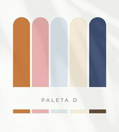 the colors of pale, blue, pink, orange and white are arranged in horizontal stripes