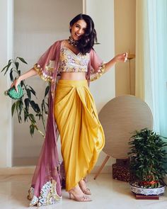 Western Dresses For Wedding, Indo Western Dress Party Wear, Masoom Minawala, Indo Western Dresses, Indo Western Dresses For Women, Indian Bridesmaid Dresses, Casual Attire For Women, Dresses For Wedding Guest, Dresses By Pattern