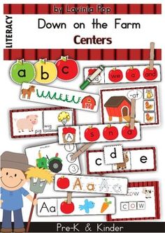 the farm alphabet and number matching game