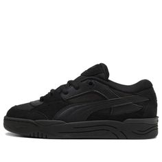 PUMA 180 'Triple Black' 389267-17 Men’s Black Shoes, Black Puma Shoes, Black Outfit Men, Trendy Boy Outfits, Black Shoes Men, Style Sweatpants, Affordable Shoes, Tennis Sneakers, Black Puma