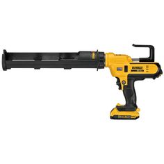 a cordless drill is shown on a white background