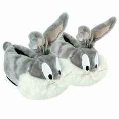 Fun Slippers, Bunny Slippers, Bedroom Slippers, Bugs Bunny, House Shoes, Slipper Shoes