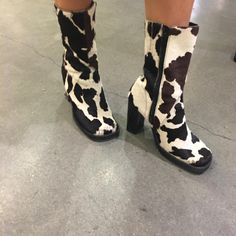 Brea on Instagram: “When you #BreaApproved in the grocery store” Cow Print Boots, Shoe Inspiration, Oui Oui, Mode Inspo, Bad Boy, Style Chic