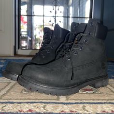 Bran New/Never Worn Original Black Timberland Boots Size 8m Timberland Black Winter Boots, Black Leather Timberland Waterproof Boots, Timberland Insulated Waterproof Black Boots, Black Timberland Waterproof Lace-up Boots, Timberland Boots Black, Leather Black Timberland Boots 6', Timberland Black, Black Timberlands, Timberland Shoes