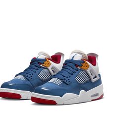 New Nike Air Jordan 4 Retro Messy Room (Gs) | Grade Size 4y |Dr6952-400 Blue High-top Air Jordan 4 With Boost Midsole, Casual Blue Air Jordan 4 With Air Max Cushioning, Blue Air Jordan 4 Sporty Shoes For Sports, Blue Air Jordan 4 With Boost Midsole, Blue Low-top Air Jordan 4 For Sports, Blue Air Jordan 4 With Branded Insole For Sports, Blue Air Jordan 4 Sports Shoes With Branded Insole, Casual Blue Air Jordan 4, Black Cat 4s