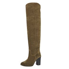 Over-the-knee boots are always the perfect choice, no matter if you want to wear them with a casual outfit with skinny jeans and a long wool sweater or if you want to dare with a mini lace dress for a party night out. These boots are made in the softest and luxurious Italian suede, they have an almond toe and the 8.5 cm square heel is comfortable to wear all day long. Choose the calf circumference and height that best fit you, click the button above to get to know how to correctly measure your c Fitted Knee-high Boots With Suede Lining For Fall, Fall Knee-high Boots With Suede Lining And Round Toe, Chic Winter Boots With Suede Lining, Chic Suede Boots For Fall, Fall Suede Knee-high Boots, Trendy Fall Boots With Suede Lining, Winter Suede Knee-high Heeled Boots, Suede Knee-high Heeled Boots For Winter, Casual Suede Knee-high Workwear Boots