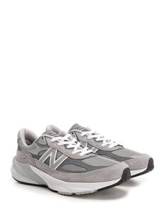 Gray '990' sneakers from New Balance in nubuck and mesh, with flat laces and cushioned foam and polyurethane midsole. US WOMEN SIZE TYPE. PLEASE REFER TO SIZE AND FIT CHART IN THE PRODUCT IMAGE. Composition: LEATHER/TEXTILE New Balance Chunky Lace-up Sneakers With Boost Midsole, New Balance Chunky Lace-up Sneakers With Cushioned Midsole, New Balance High-top Running Sneakers Medium Fit, New Balance High-top Sneakers For Running, Lace-up Sneakers With Air Cushioning Medium Fit, New Balance Chunky Sneakers With Boost Midsole For Running, New Balance Chunky Sneakers For Running With Boost Midsole, Mesh Sneakers For Light Sports With Medium Fit, Gray New Balance Sneakers With Air Cushioning