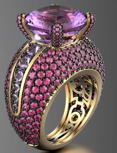 Pink Sapphire Diamond Ring, Stone Ring Design, Vintage Spoon Rings, Colored Stone Rings, Jewelry Design Inspiration, Gold Bride Jewelry, Gold Rings Jewelry, Classy Jewelry