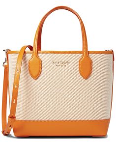 Kate Spade New York Bleecker Canvas Medium Crossbody Tote | Zappos.com Crossbody Bag In Coated Canvas With Handles, Classic Nylon Shopping Bags, Classic Nylon Shoulder Bag With Double Handle, Classic Nylon Shoulder Bag For Shopping, Classic Summer Bags, Leather Trim Crossbody Bag For Shopping, Spring Crossbody Shoulder Bag In Coated Canvas, Spring Coated Canvas Crossbody Shoulder Bag, Coated Canvas Satchel With Top Carry Handle