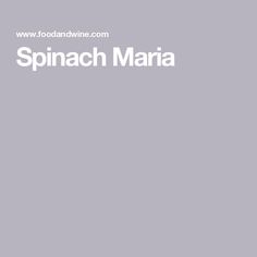 the words spinach marina are written in white on a gray background with an image of a