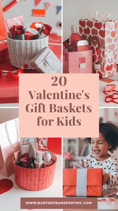 valentine's gift baskets for kids