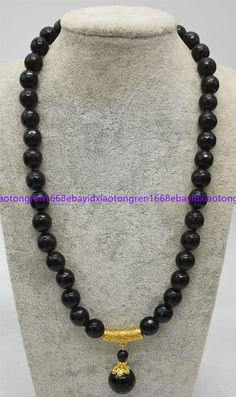 10mm Faceted Black Agate Onyx Round Gemstone Beads Pendant Necklace 14-28 Inch Size(Approx): 10mm Quantity: 1 Pcs length:14-28" Color: -- Clasp: -- &&&&: Sale the items does not include box. Payment Policy&Shipping Policy We accept PayPal Please pay within 24 hours If no payment or contact is made with in 7 days item will be relisted. Thank YouPlease make sure the "Ship To" address you input in Paypal is correct.Items are shipped within 1-2 business days.Combine shipping: Bidding on multiple auctions? Simply wait until all of the auctions have ended and complete the ebay checkout within 7 days.The shipping address must be the same as the Paypal registered address.All of our items are shipped via Air Mail within 1-2 business days upon receiving paymentand you will receive the items about 10 Black Agate Round Bead Necklaces, Black Agate Bead Necklaces, Black Agate Bead Necklace, Black Agate Round Beads Necklace, Black Agate Beaded Necklace, Black Beaded Necklaces With 8mm Round Beads, Black Beaded Necklaces With 8mm Beads, Beaded Pendant Necklace, Black Agate