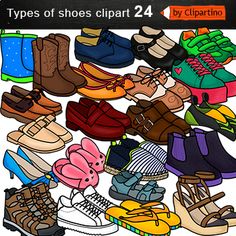 Shoes Clipart, Sandal Slippers, Clothes Clips, Art Shoes, White Png, Flats Boat, Oxford Platform, Clip Arts, Chukka Boot