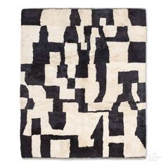 Patterned Mrirt Rug - Berber Handicraft Rug Black And White, Wool Textures, Dappled Light, Rug Runners, Organic Colors, Rug Black, Rug Sale, Berber Rug, Sheep Wool