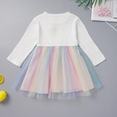 Girls Long Sleeve Cute Mesh Dress Girls Clothing Wholesalers - PrettyKid Playful Long Sleeve Dresses For Playwear, Playful Long Sleeve Playwear Dresses, Pink Long Sleeve Tutu Dress For Spring, Spring Long Sleeve Pink Tutu Dress, Cute Multicolor Winter Dresses, Pink Long Sleeve Playful Twirl Dress, Playful Pink Long Sleeve Twirl Dress, Playful Cotton Long Sleeve Twirl Dress, Long Sleeve Twirl Dress For Summer Playtime