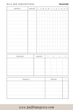 Minimal Bill and Subscription  Payment Tracking Printable Planner Page #plannerdesign monthlyplannertemplate #plannerbabe #bestfreedigitalplanner🎂. Bills Planner Template, Subscription Tracker Printable Free, Paycheck Tracker, Subscription Tracker, Organization Templates, Organizational Printables, Finance Printables, Printable Planner Pages