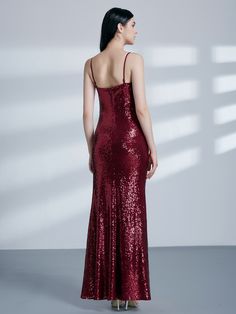 Sexy Sequin Evening Gown | Ever-Pretty  #eveningdress #eveningdresses #EverPretty #sequindress #sequindresses #reddress Backless Sequin Dress For Formal Occasions, Maxi Length Sequin Fabric For Holiday Prom, Glamorous Backless Sequin Fabric For Prom, Backless Sequin Dress For Gala, Floor-length Holiday Sequin Dress With Contrast, Holiday Floor-length Sequin Dress With Contrast Sequin, Holiday Contrast Sequin Floor-length Dress, Holiday Floor-length Contrast Sequin Dress, Holiday Gala Gown With Contrast Sequin