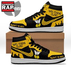 Wu-Tang Clan Protect Ya Neck Air Jordan 1 Hightop Shoes Step into the world of **Wu-Tang Clan** with the iconic **Wu-Tang Clan Protect Ya Neck Air Jordan 1 Hightop Shoes**, where hip-hop culture meets premium streetwear. This collaboration between two giants—music and footwear—captures the essence of urban style while celebrating one of the most legendary tracks from the iconic album, *Enter the Wu-Tang (36 Chambers)*. Crafted with meticulous attention to detail, the **Air Jordan 1** is construc Wu Tang Clan Logo, Jordan 1 High Top, Hightop Shoes, Good Cigars, Wu Tang Clan, Wu Tang, Swag Shoes, Air Jordan 1 High, Jordan 1 High