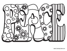 the word mom with flowers and stripes on it is outlined in black and white ink