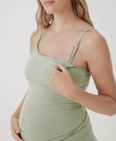 Women's Frosty Green Maternity Nursing Camisole L. Super soft organic women's Maternity Nursing Camisole from Wear PACT. Fair Trade Factory. GOTS Certified Organic Cotton Nursing Camisole, Pregnancy Looks, Womens Maternity, Maternity Nursing, Personal Marketing, Fair Trade, Nursing, Bralette, Organic Cotton