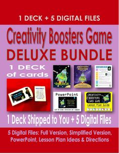 the creative digital files bundle includes cards, games and more