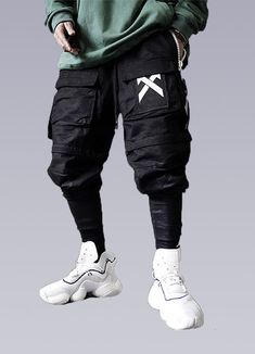 techwear sweatpants Stretch Cotton Cargo Pants For Winter, Winter Stretch Cotton Cargo Pants, Urban Winter Pants With Side Pockets, Urban Style Winter Pants With Side Pockets, Hip Hop Streetwear Pants For Spring, Hip Hop Style Streetwear Pants For Spring, Stretch Cargo Pants For Winter Streetwear, Stretch Winter Cargo Pants For Streetwear, Urban Winter Sweatpants With Pockets