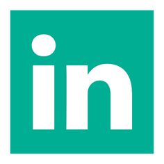 the linked logo is shown in white on a teal green square with an image of a