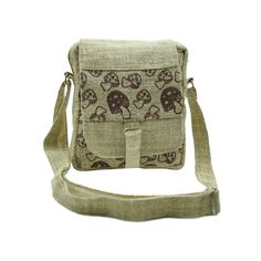 100% Pure Hemp Canvas Messenger Bag, Mushroom Printed Mini Crossbody Bag for Women-Men, Sturdy Passport Wallet, Hippie Handmade Gift for Him by HimalayanByFwosi on Etsy Handmade Gift For Him, Handmade Gifts For Him, Hemp Fabric, Canvas Messenger Bag, Passport Wallet, Best Bags, Mini Crossbody Bag, Mini Crossbody, Crossbody Shoulder Bag