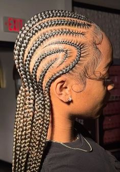 All Back Hairstyle With Attachment, Alisha Keys Braids Hairstyles, Alesha Keys Braids, Alisha Keys Braids, Attachment Hairstyles, Big Twist Braids Hairstyles, All Back Hairstyle, Back Braids, Latest Hair Braids