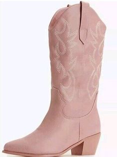 Western Shoes, Boot Pulls, Cowgirl Cowboy, Low Block Heels, Wide Calf, Chunky Heel, Boot Shoes Women, Chunky Heels, Cowboy Boots