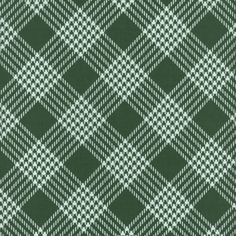 a green and white checkered fabric