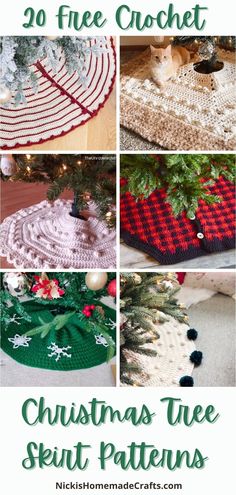 crochet christmas tree skirt patterns