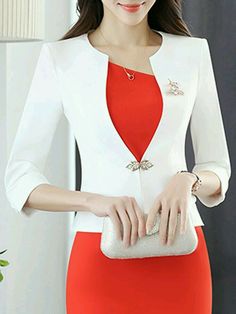 Blazers Outfits, Work Blazer Outfit, Work Outfits Frauen, Plain Blazer, How To Wear Blazers, Jacket Dresses, Blazer Outfits Casual, Blazer Casual, Corporate Attire