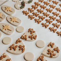 cookies are arranged in the shape of christmas trees