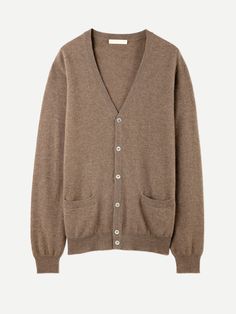 Men's Cashmere V-Neck Cardigan Taupe - Gobi Cashmere Oversized V-neck Cashmere Cardigan, Ribbed V-neck Cashmere Cardigan, Chic V-neck Merino Wool Cardigan, Beige Wool V-neck Cardigan, Beige Stretch V-neck Cardigan, Cashmere Color, Mens Cashmere, Cashmere Yarn, Button Cardigan