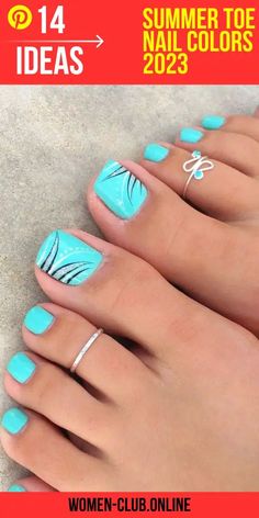 Summer Toe Nail Colors 2023: Trending & Popular Shades for Stunning Pedicures Beach Toe Nails, Toe Nail Colors, Toenail Designs Summer, Gel Pedicure