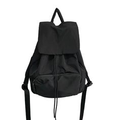 Mqtime Women's Large Capacity Backpacks Japanese Harajuku Literature Art Girl Drawstring Oxford Retro Black backpack Student Book Bag Harajuku Style Backpack For Travel With Adjustable Strap, Harajuku Style Backpack With Adjustable Strap For Travel, Harajuku Style Black Backpack For Daily Use, Black Harajuku Style Everyday Backpack, Harajuku Style Backpack For Travel, Harajuku Style Travel Backpack, Black Harajuku Backpack For Back To School, Harajuku Style Standard Backpack For Travel, Everyday Harajuku Style Black Bag