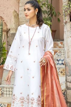 Type Embroidered 3-Piece Lawn Collection Included Kameez | Shalwar | Dupatta Fabric Premium Lawn Stitch Type Un-Stitch Embroidery Yes Details Premium Embroidered Fine Lawn Shirt Fine Embroidered Sleeves Fine Dyed Yarn Dupatta Premium Dyed Trouser Alkaram Studio, Lawn Shirts, Dyed Yarn, Best Wear, Shopping Websites, Designer Suits, Pakistani Fashion, Clothes Collection, Yarn Dyeing